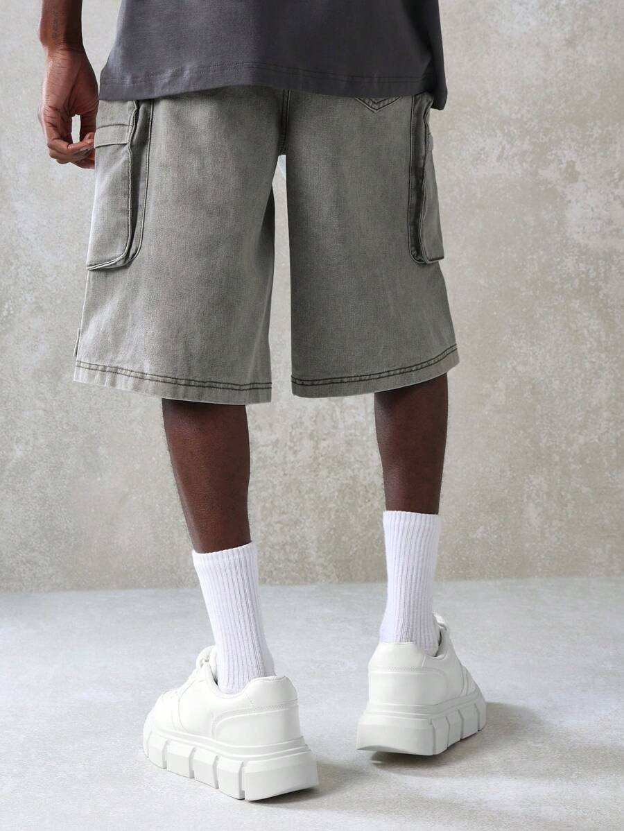 Short Manfinity Cargo Tático — Foto 4