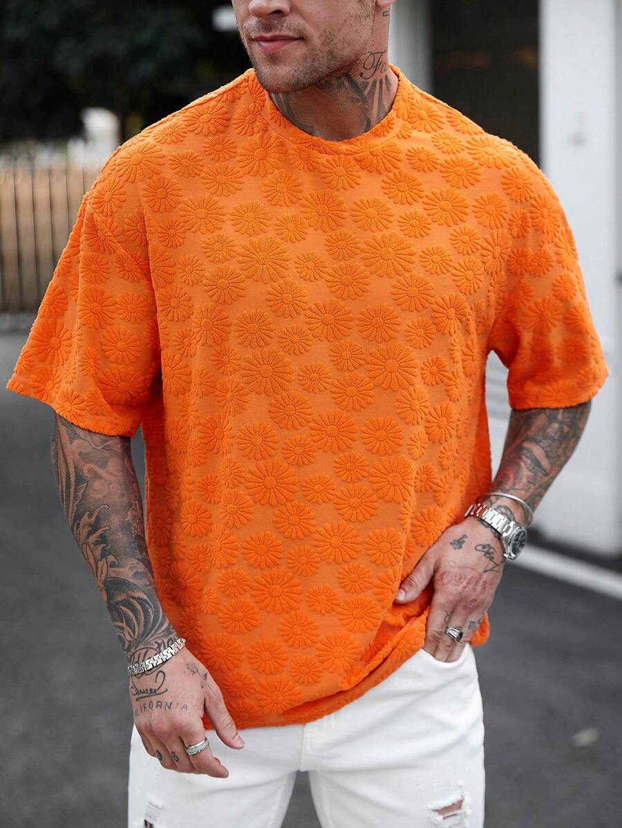 Camiseta Manfinity Bloom Relief — Foto 8