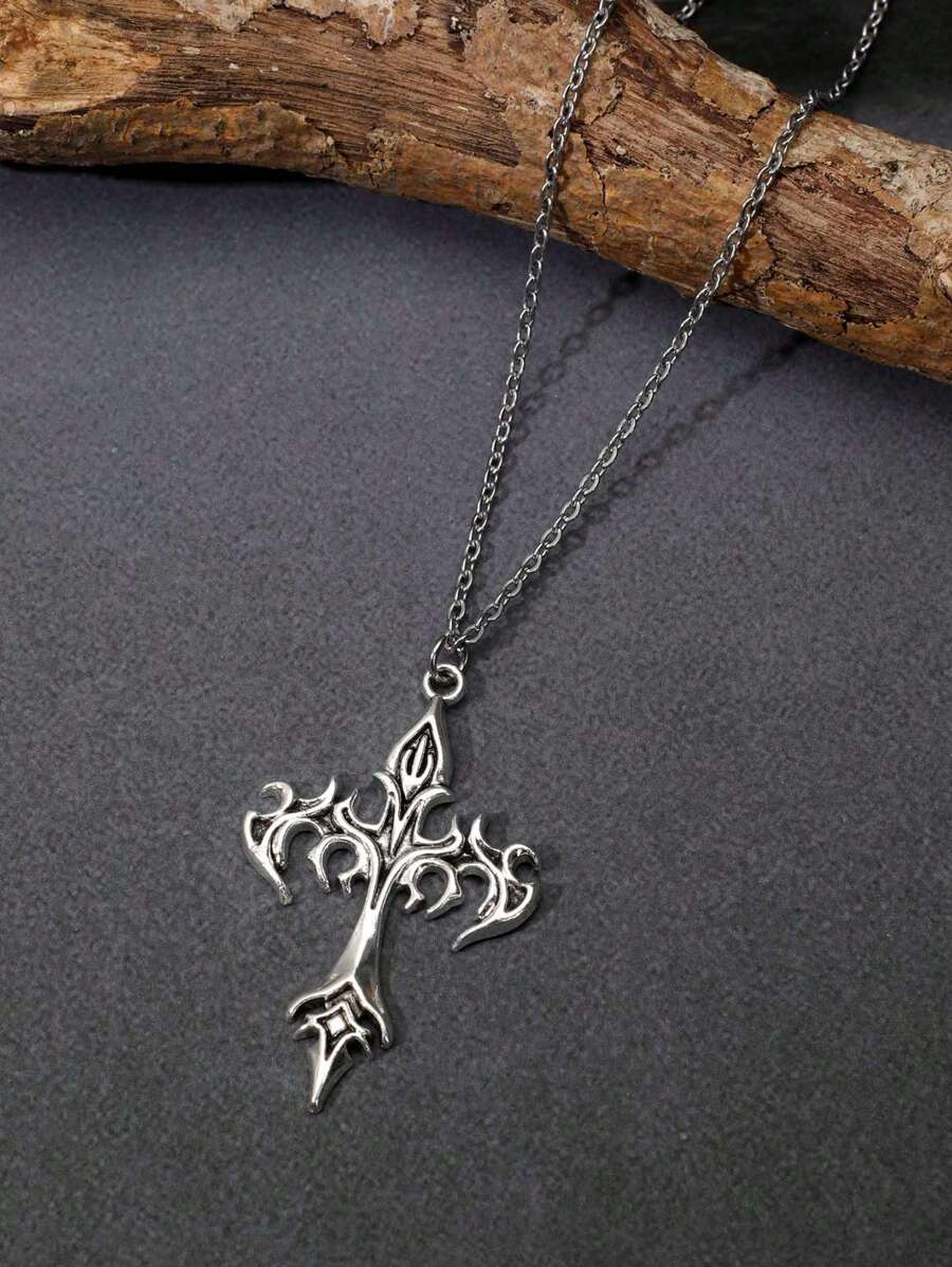 Colar Manfinity Crucifixo Strass — Foto 22