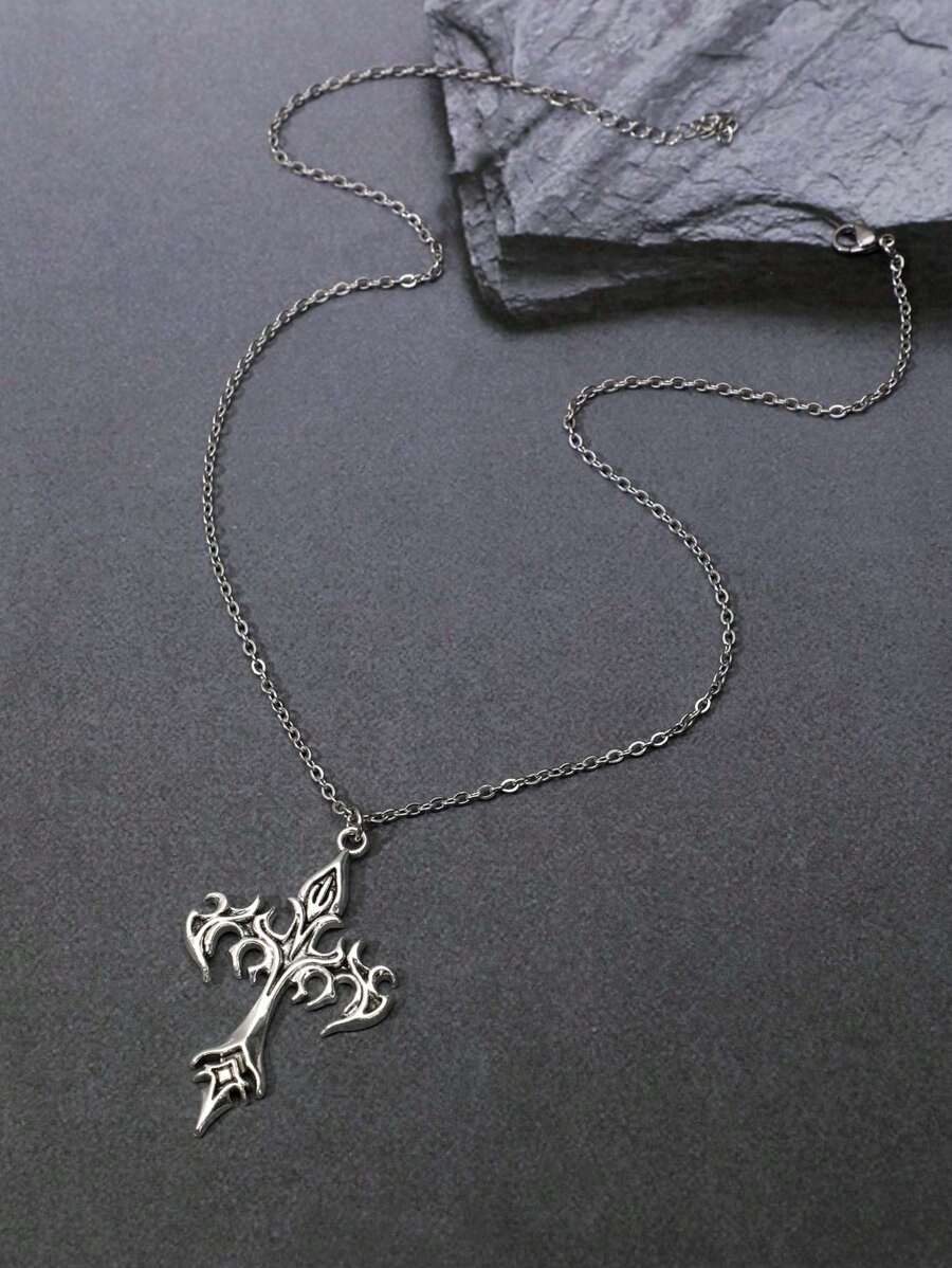 Colar Manfinity Crucifixo Strass — Foto 23