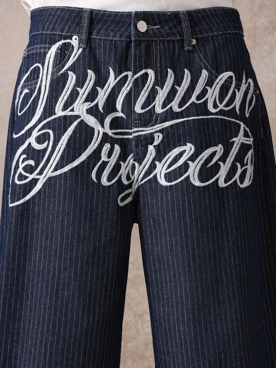 Bermuda Jeans Manfinity Studios Archive Jorts — Foto 10
