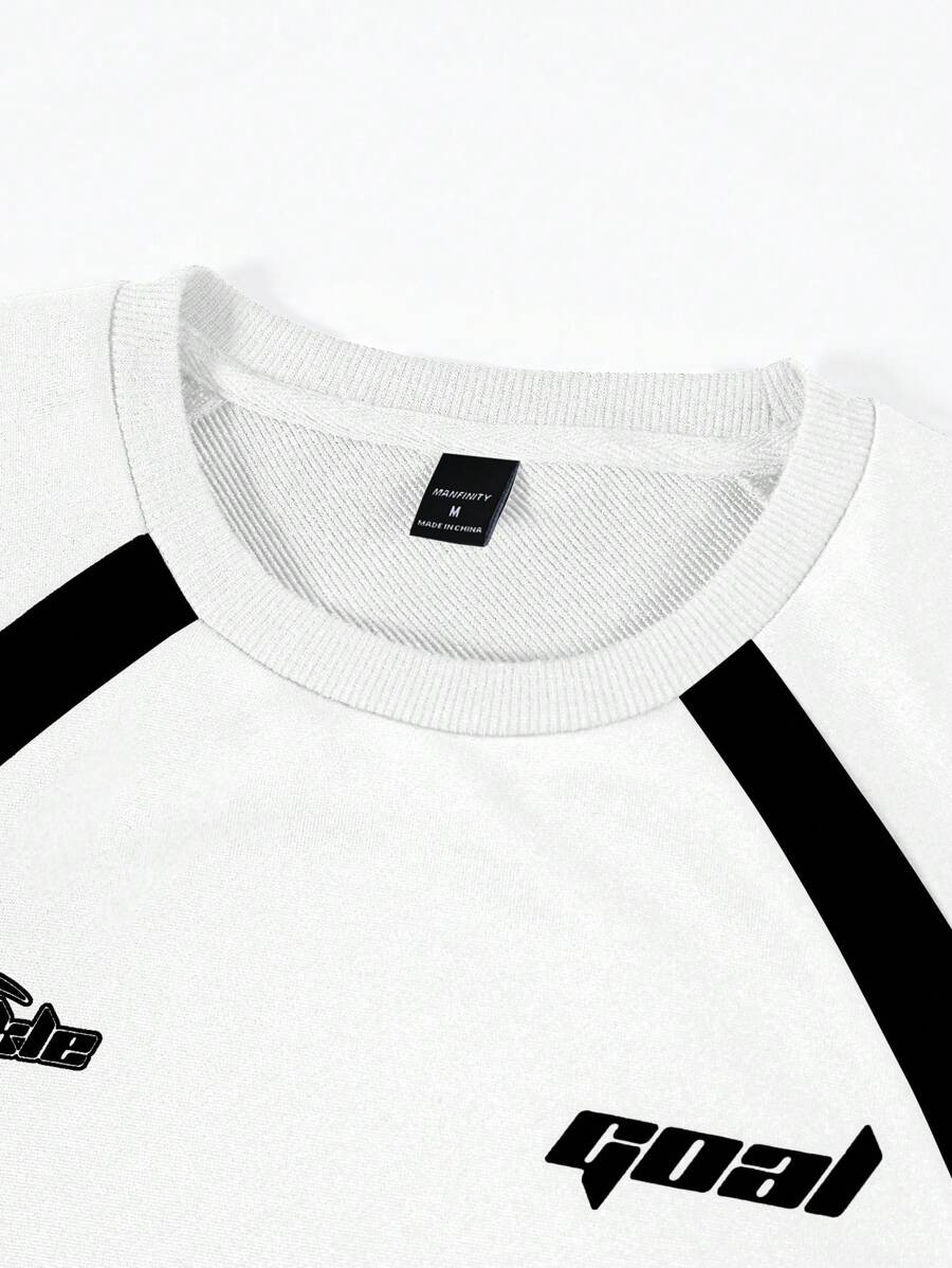 Blusa Manfinity Roghcode Blocos Gráfico — Foto 10