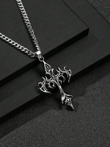 Colar Manfinity Retro Cross — Foto 1