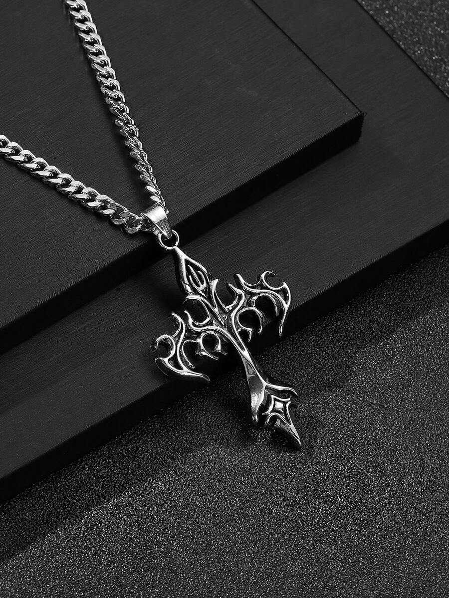 Colar Manfinity Retro Cross — Foto 1