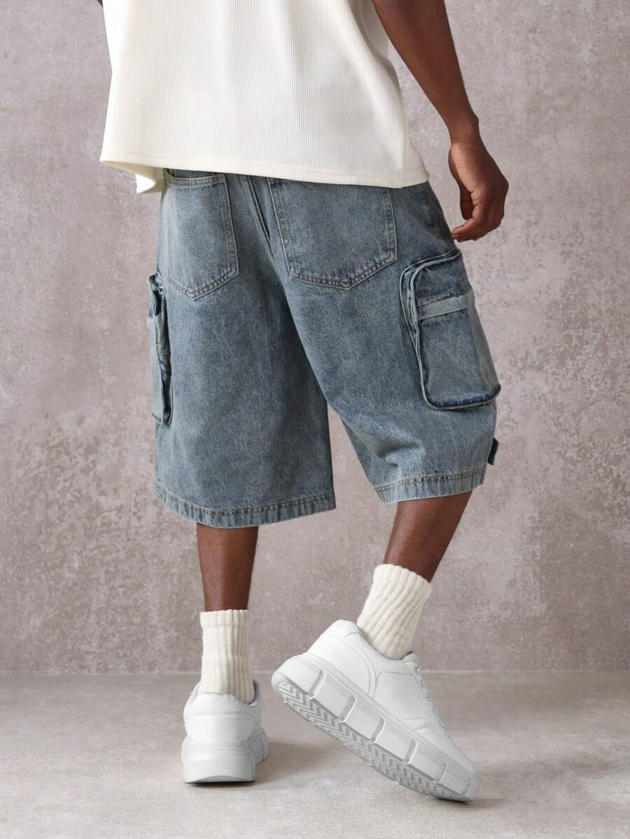 Short Manfinity Cargo Tático — Foto 9