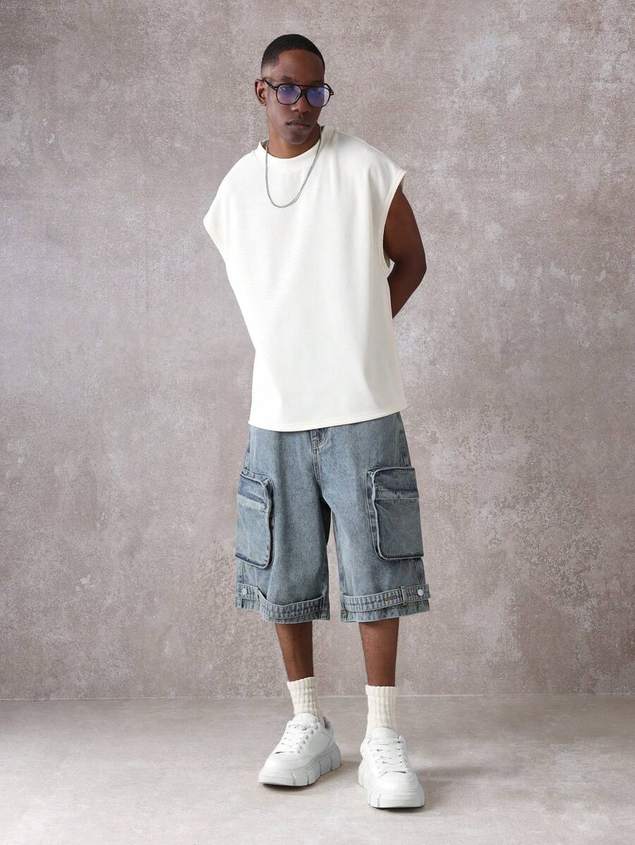 Short Manfinity Cargo Tático — Foto 10