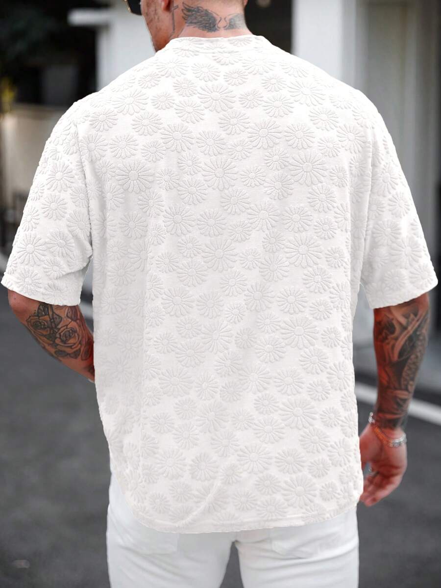 Camiseta Manfinity Bloom Relief — Foto 17