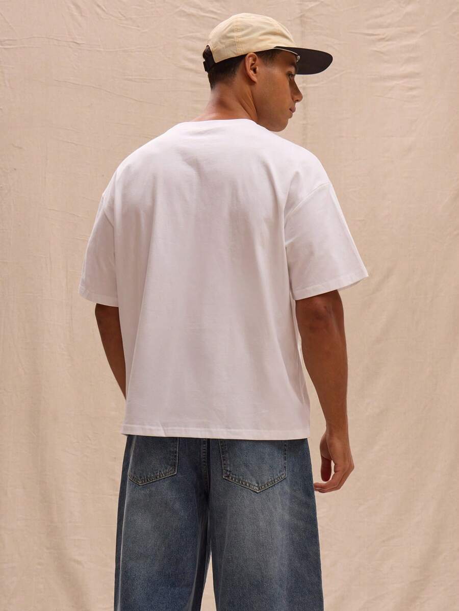 Camiseta Manfinity Corte Reto — Foto 3