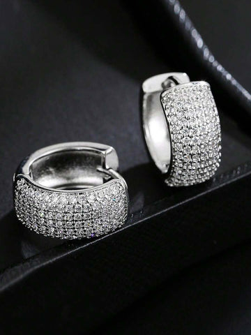 Brincos Manfinity Strass Total — Foto 1
