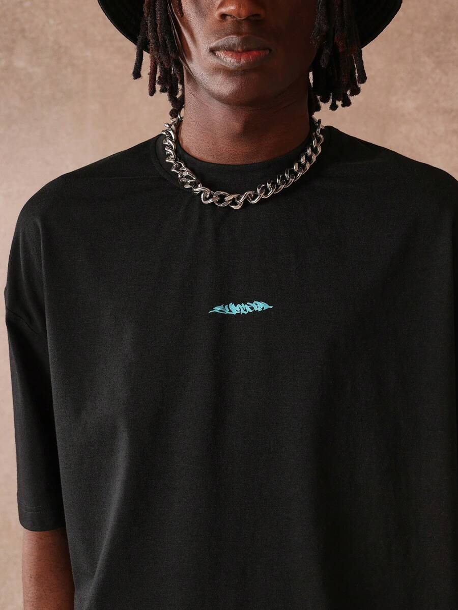 Camiseta Manfinity Oversized Filosofy — Foto 4