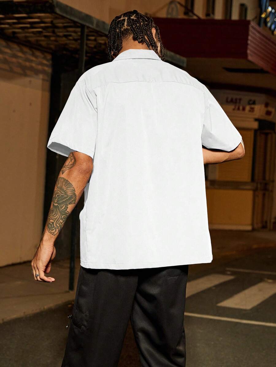 Camisa Manfinity Studios Los Angeles Workshirt — Foto 6