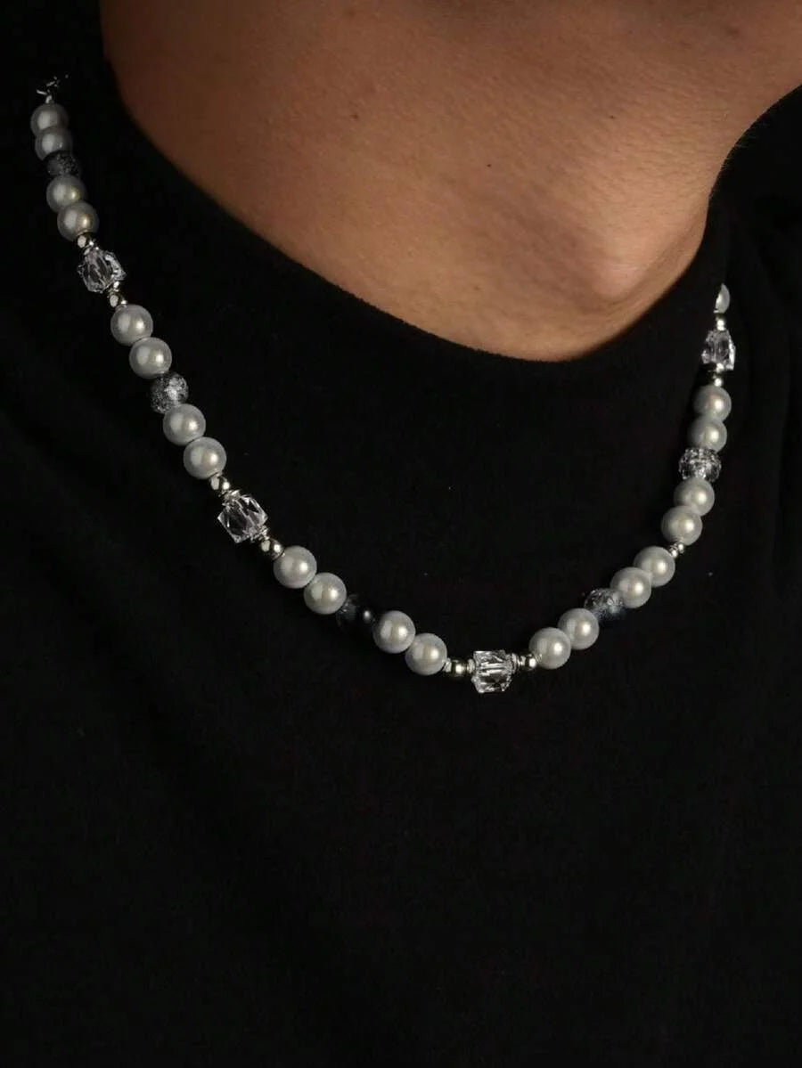 Colar Manfinity Pearl Hip Hop — Foto 7