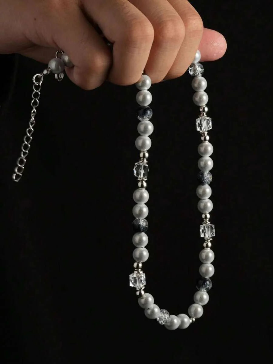Colar Manfinity Pearl Hip Hop — Foto 5