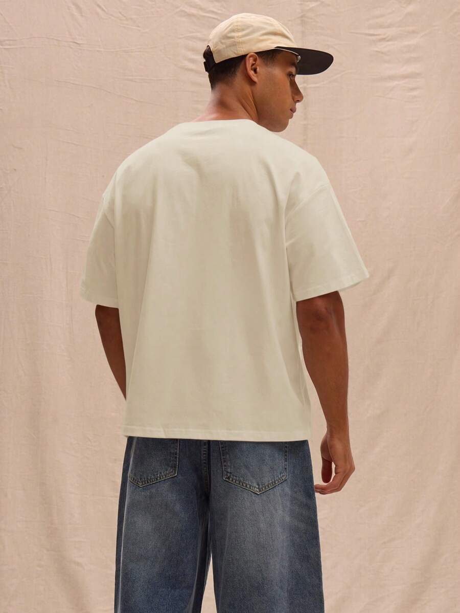 Camiseta Manfinity Corte Reto — Foto 21