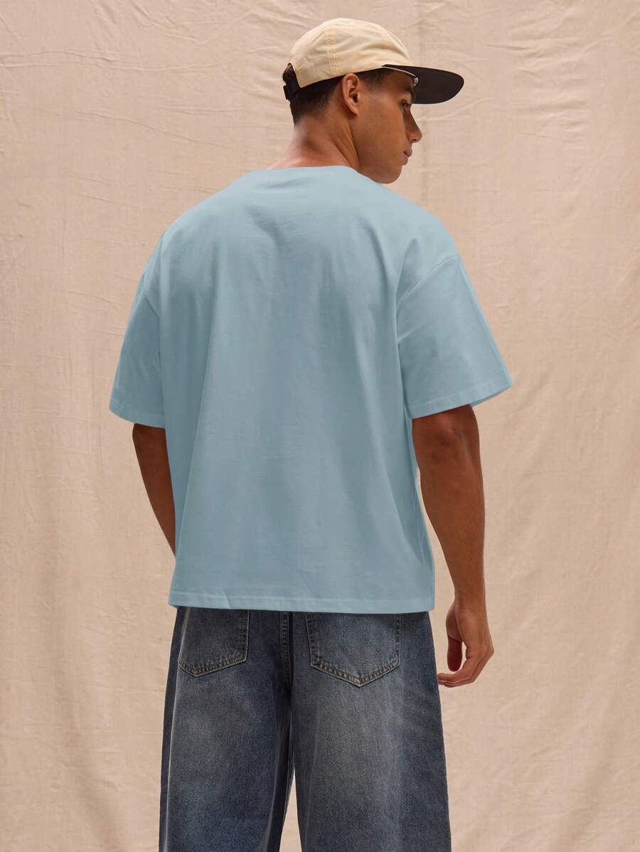 Camiseta Manfinity Corte Reto — Foto 16