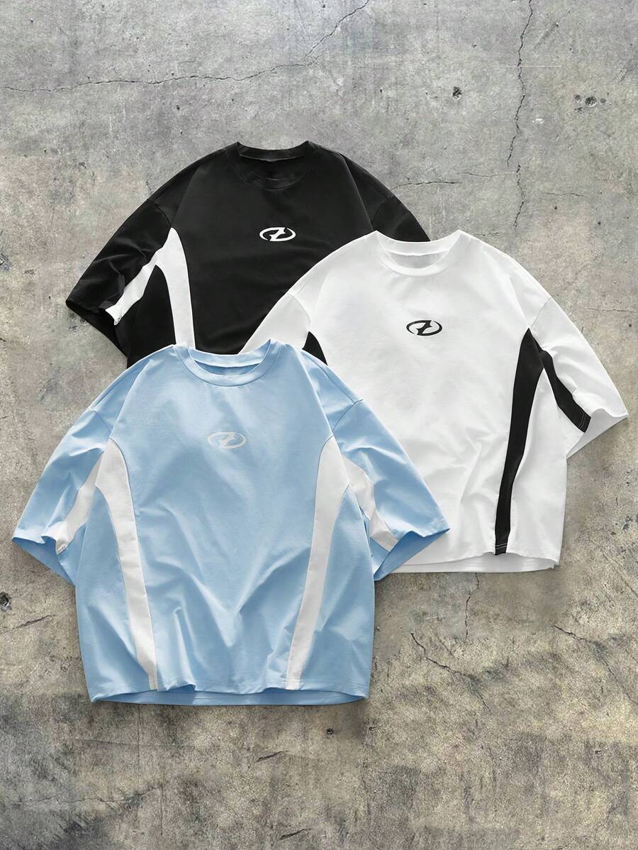 Kit Manfinity Color Block 3 Camisetas — Foto 1