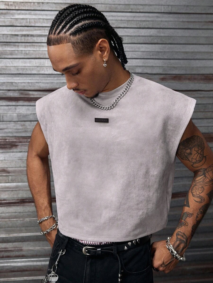 Regata Manfinity Studios Embossed Gothic Lettering Vest — Foto 4