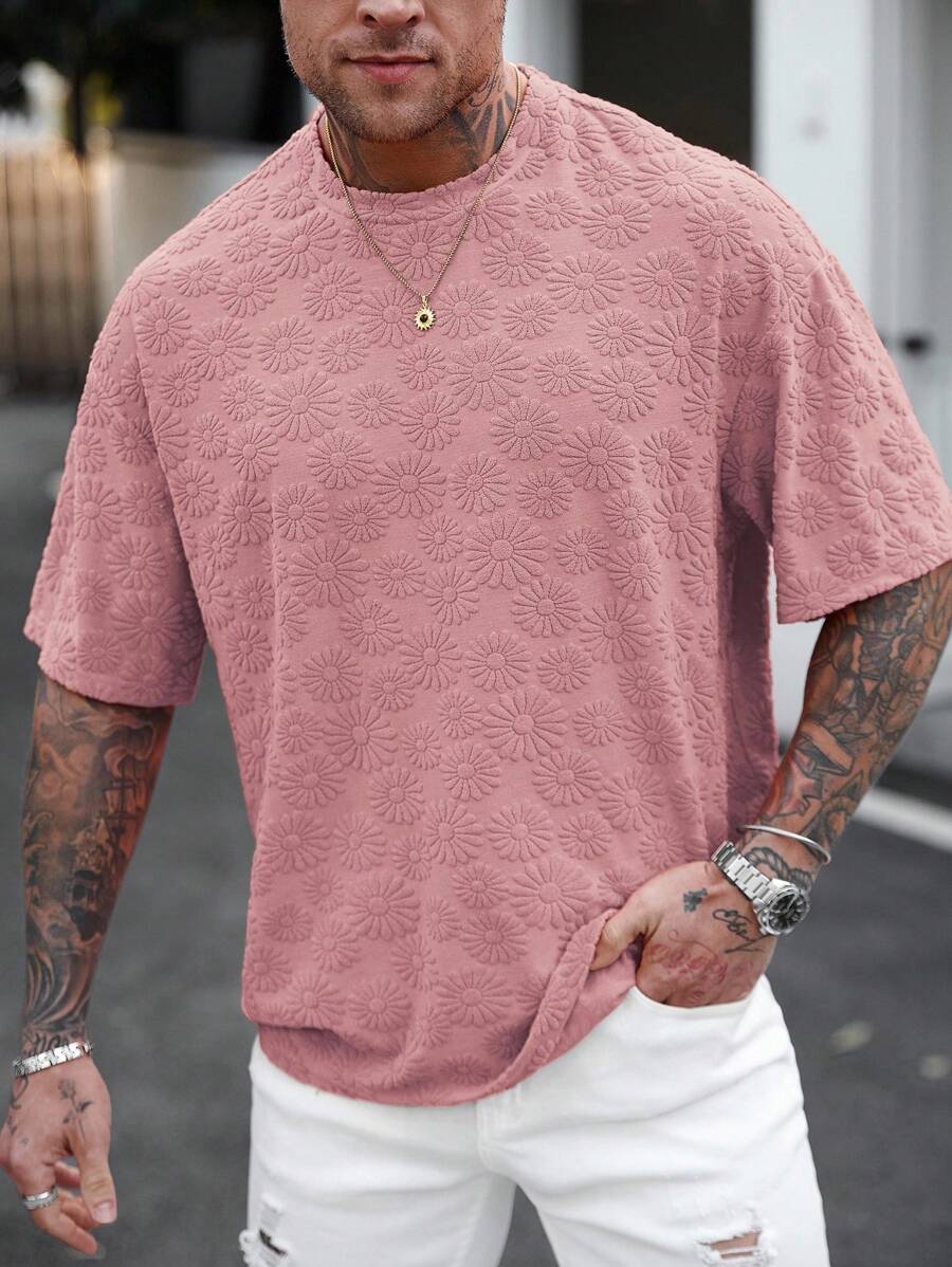Camiseta Manfinity Bloom Relief — Foto 25