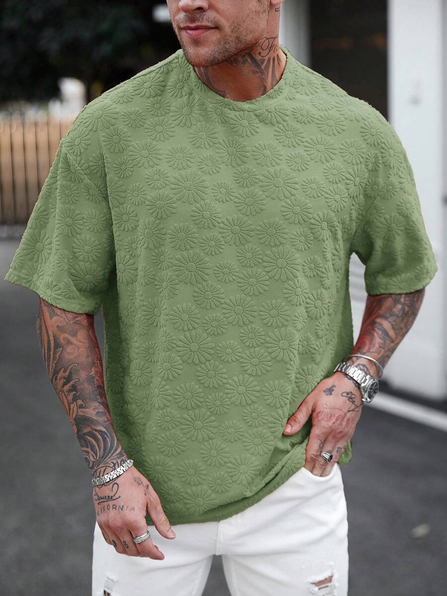 Camiseta Manfinity Bloom Relief — Foto 28