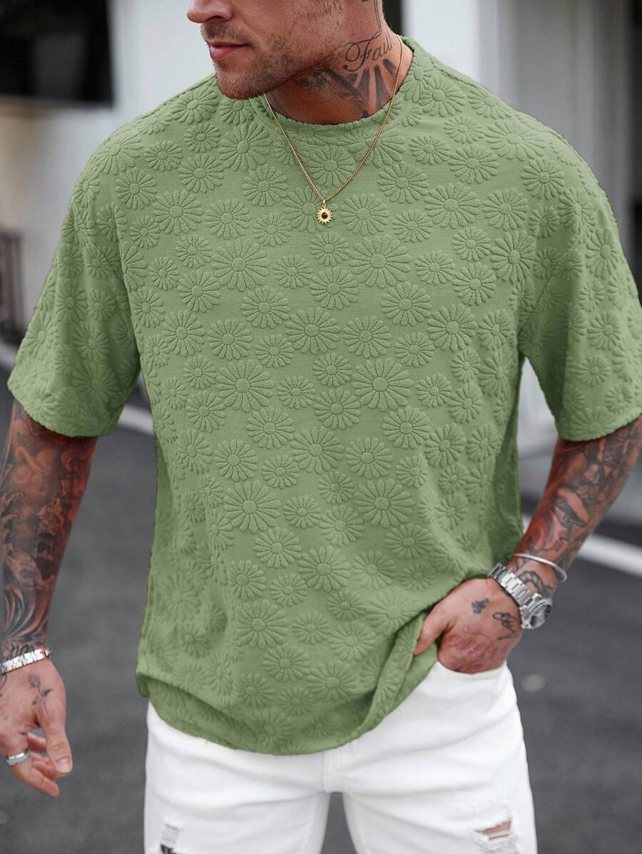 Camiseta Manfinity Bloom Relief — Foto 30