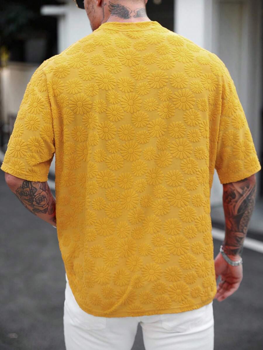 Camiseta Manfinity Bloom Relief — Foto 33