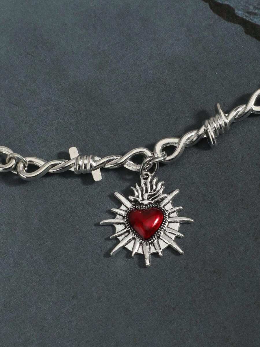 Colar Manfinity Gothic Heart — Foto 11