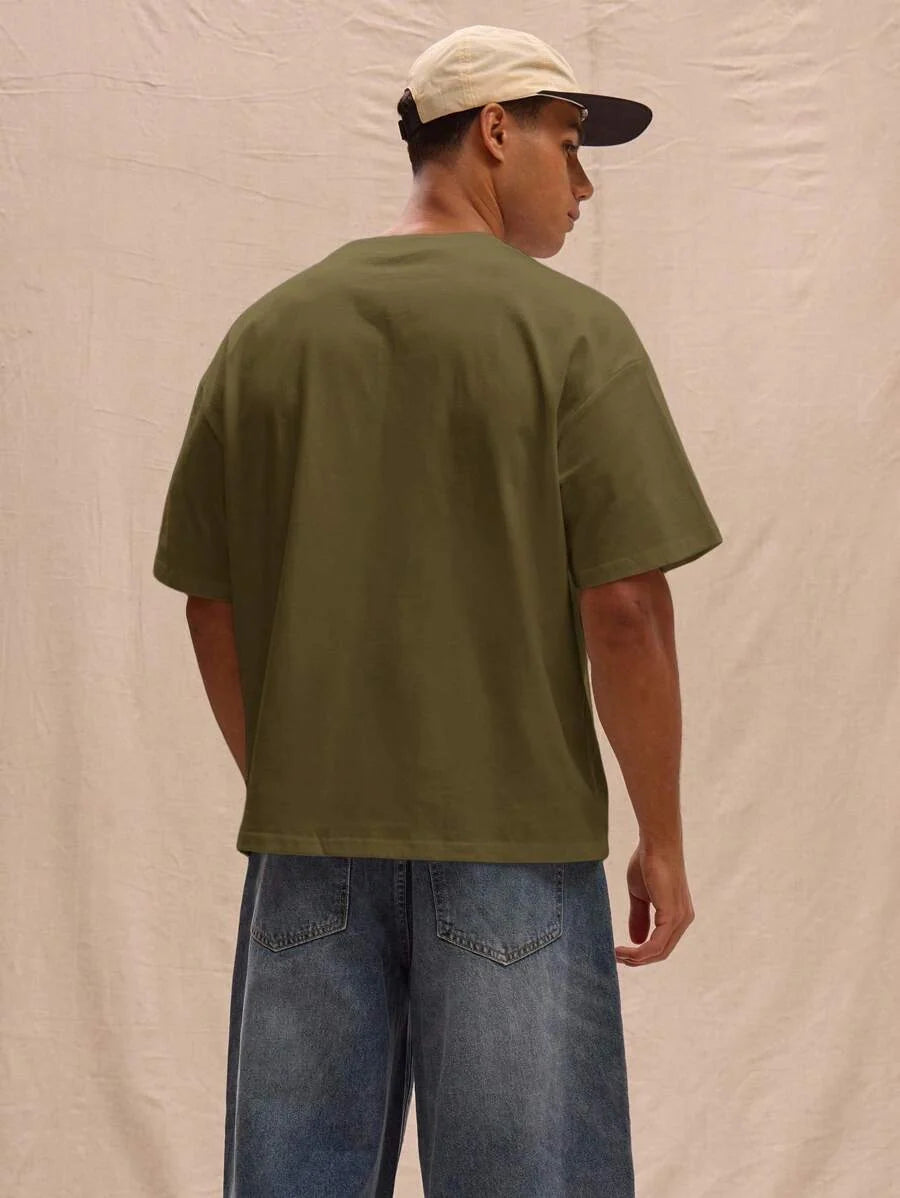 Camiseta Manfinity Corte Reto — Foto 26