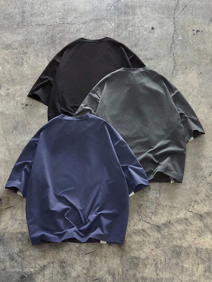 Kit Manfinity Color Block 3 Camisetas — Foto 9