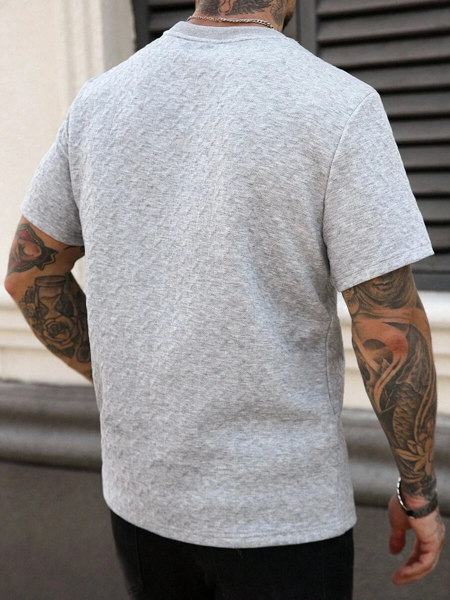 Camiseta Manfinity Jacquard — Foto 23