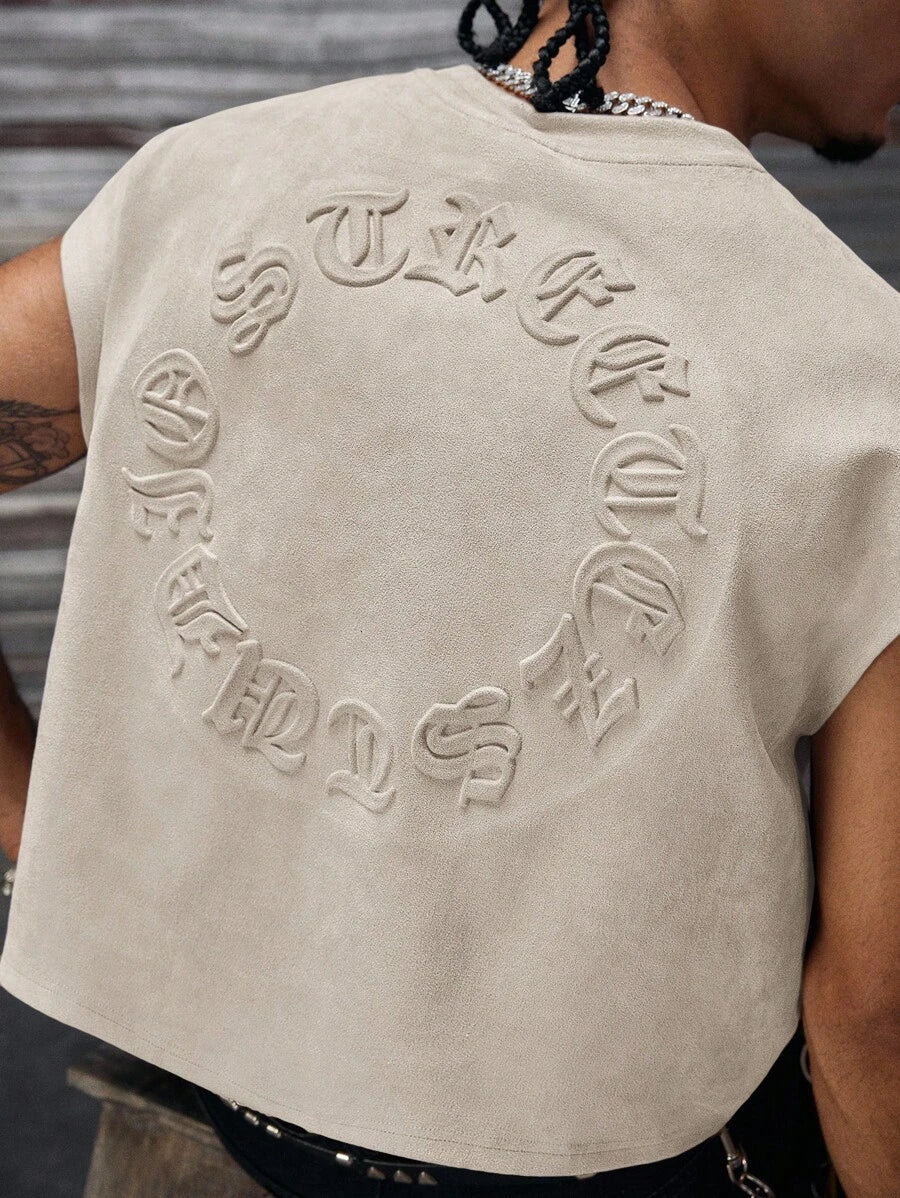 Regata Manfinity Studios Embossed Gothic Lettering Vest — Foto 8