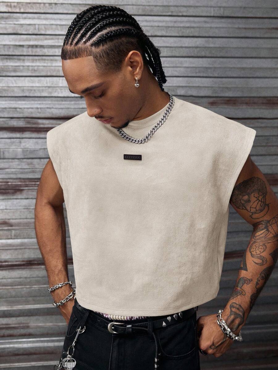 Regata Manfinity Studios Embossed Gothic Lettering Vest — Foto 9