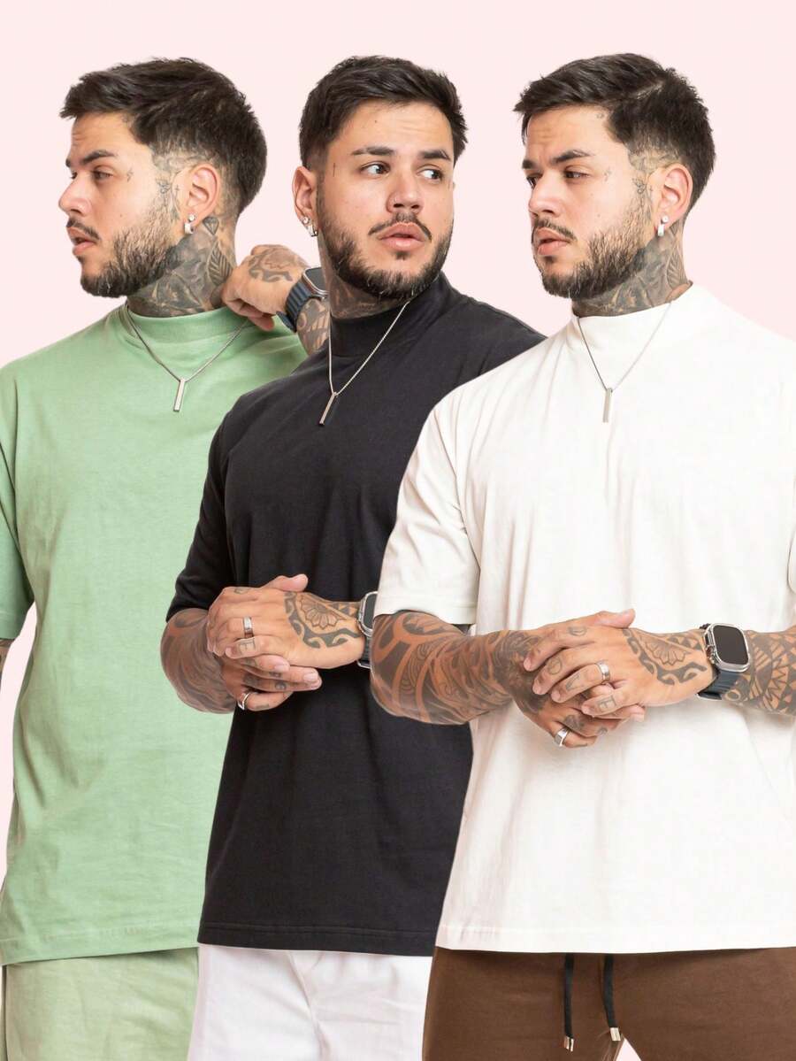 Kit Manfinity Oversized Trap 3 Camisetas — Foto 23
