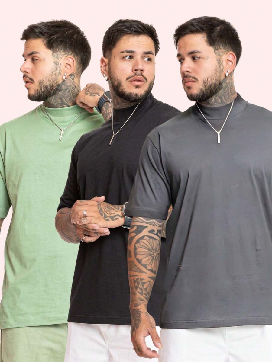 Kit Manfinity Oversized Trap 3 Camisetas — Foto 34