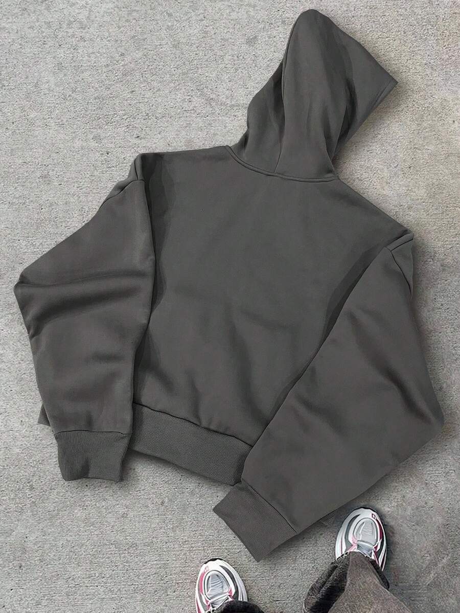 Moletom Manfinity Zip-Up Essential — Foto 6