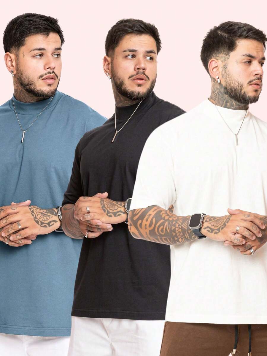 Kit Manfinity Oversized Trap 3 Camisetas — Foto 83