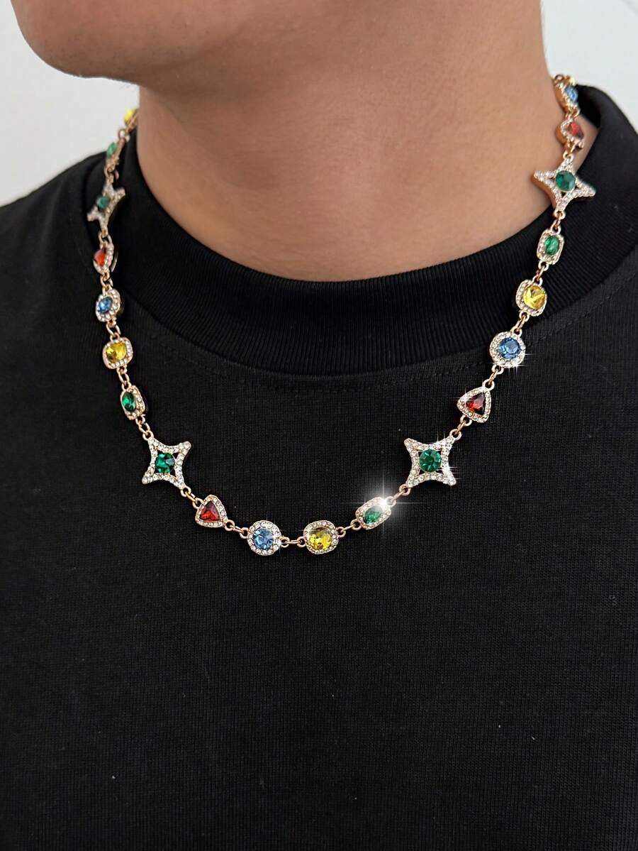 Colar Manfinity Prisma Chain — Foto 1