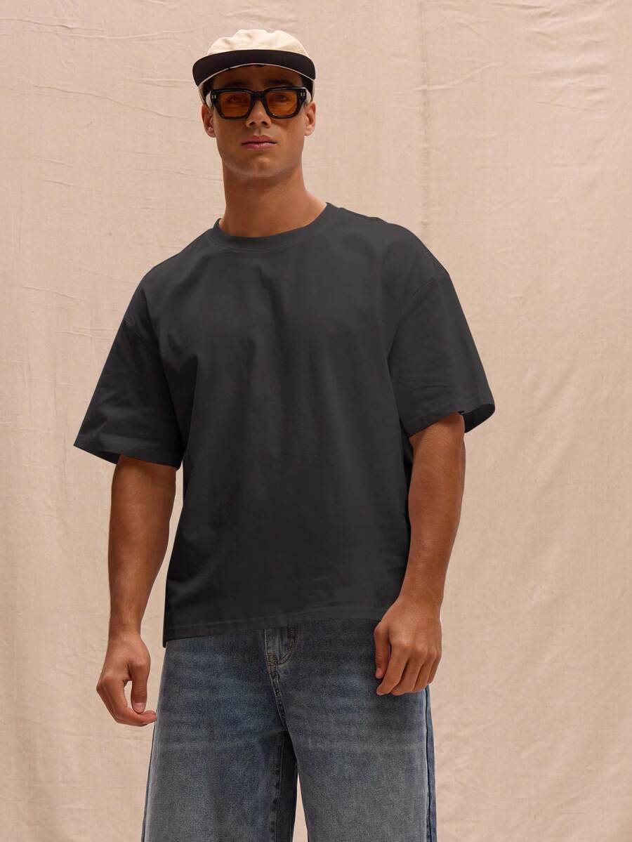 Camiseta Manfinity Corte Reto — Foto 30