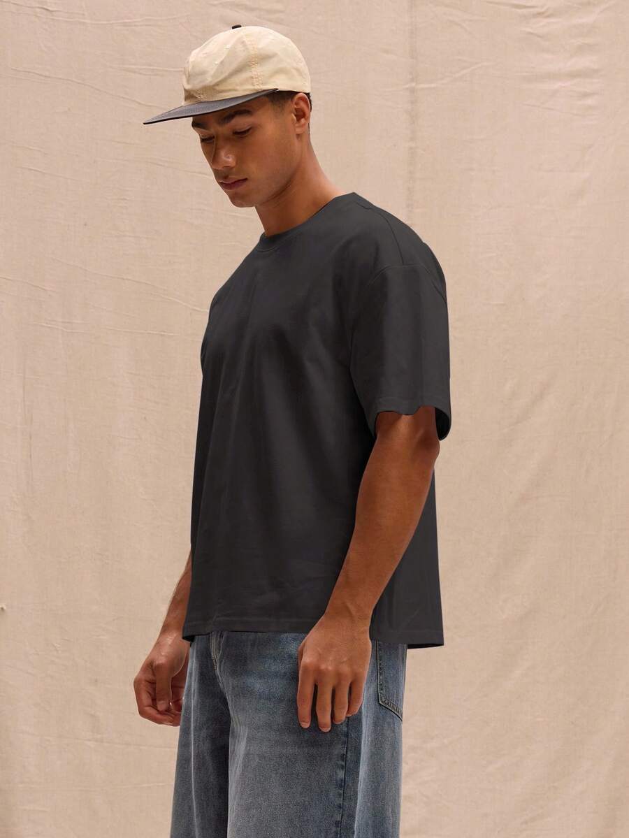 Camiseta Manfinity Corte Reto — Foto 31