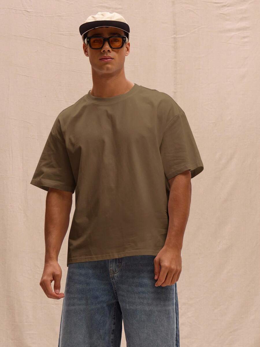 Camiseta Manfinity Corte Reto — Foto 37