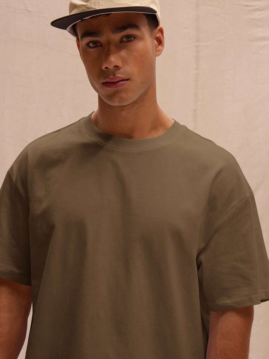 Camiseta Manfinity Corte Reto — Foto 39