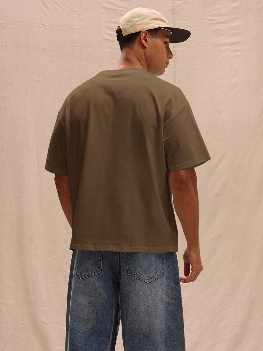 Camiseta Manfinity Corte Reto — Foto 40