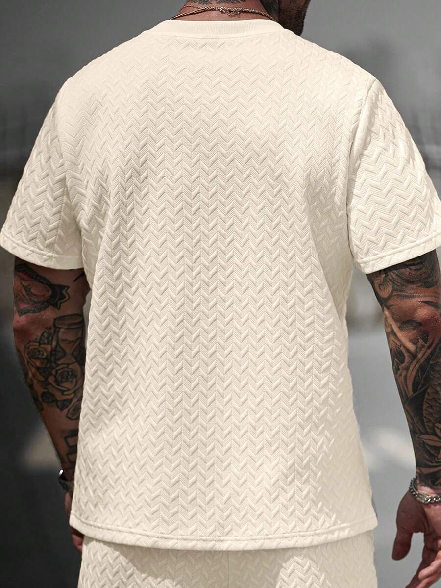 Camiseta Manfinity Jacquard — Foto 18