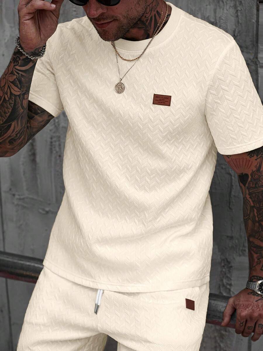 Camiseta Manfinity Jacquard — Foto 19
