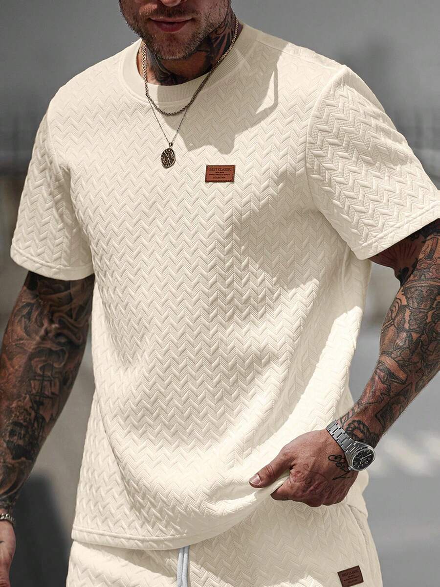Camiseta Manfinity Jacquard — Foto 20