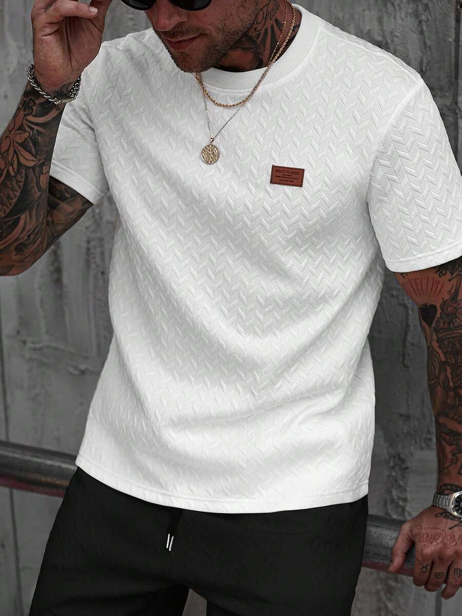 Camiseta Manfinity Jacquard — Foto 4