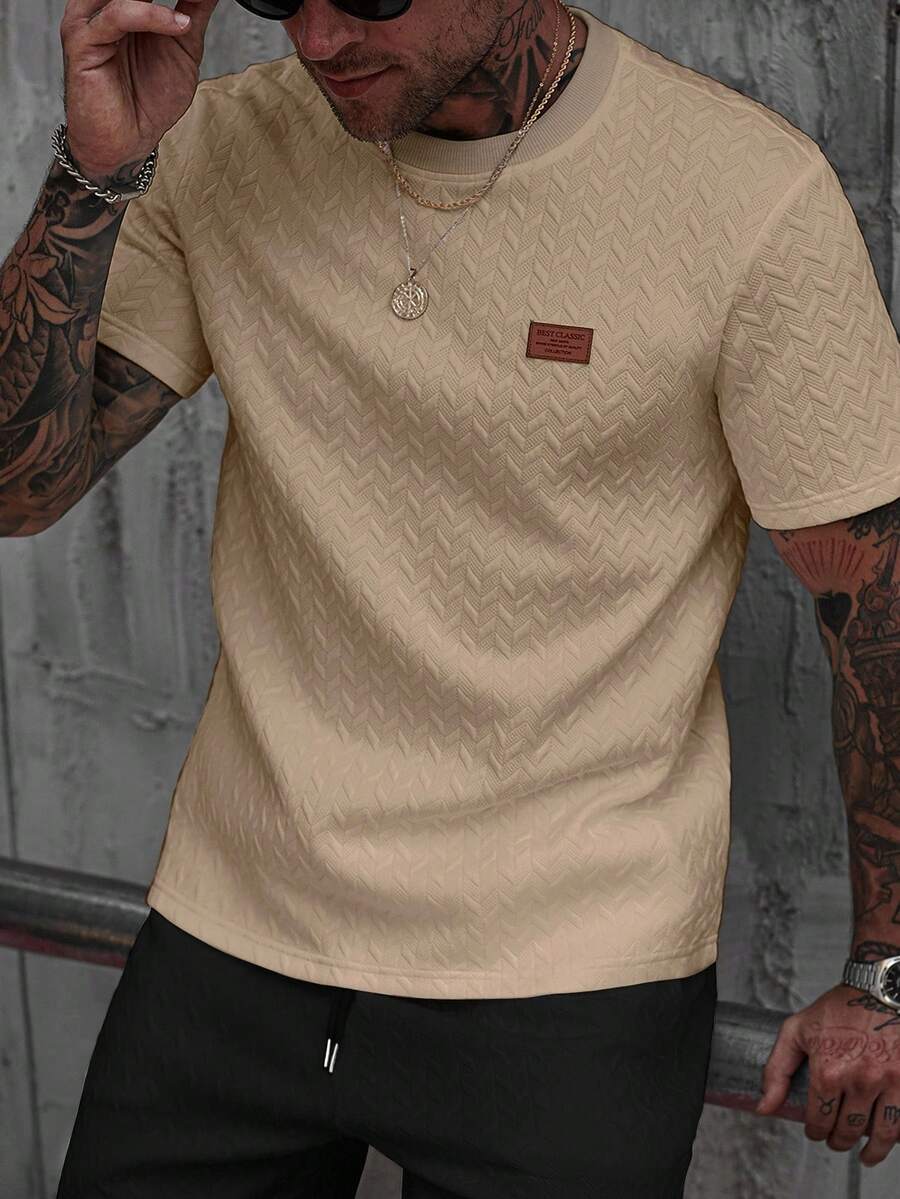 Camiseta Manfinity Jacquard — Foto 14