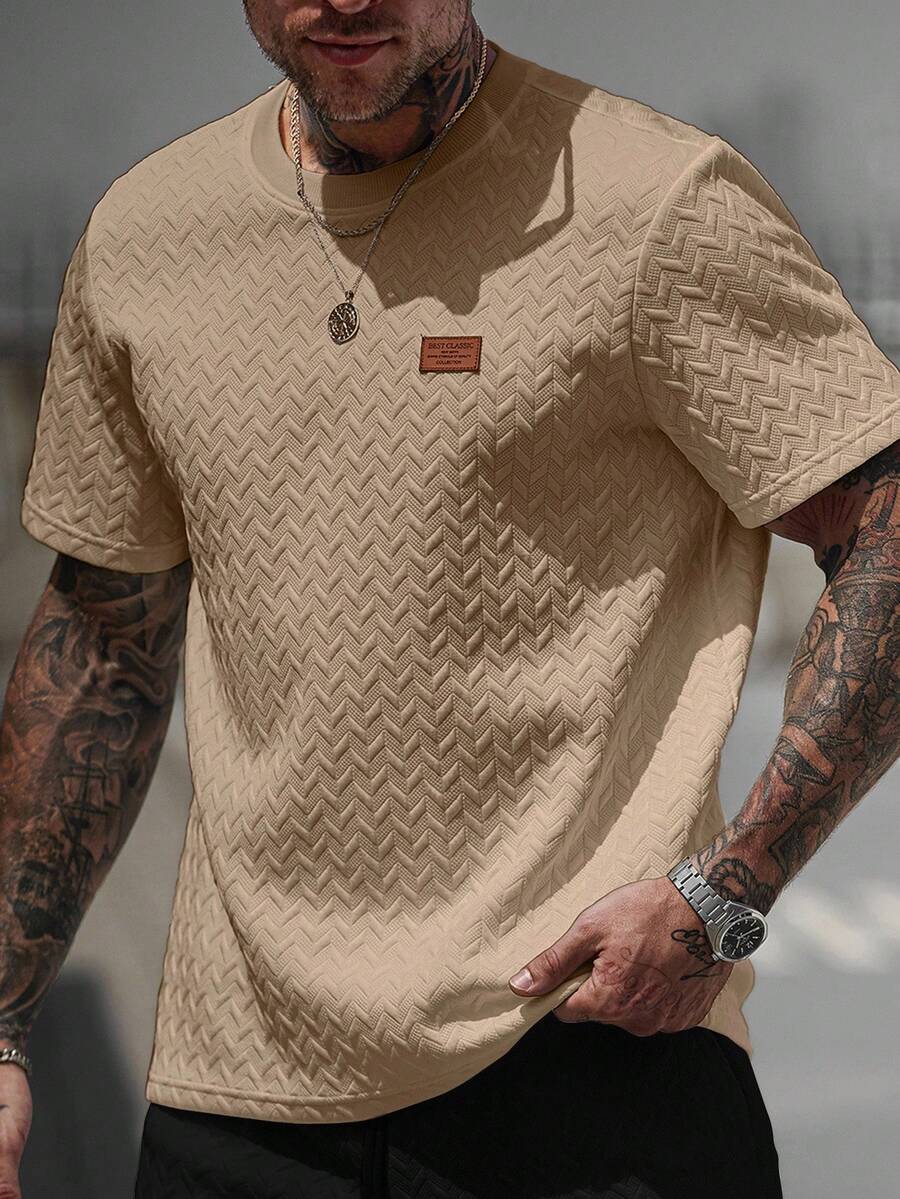 Camiseta Manfinity Jacquard — Foto 15