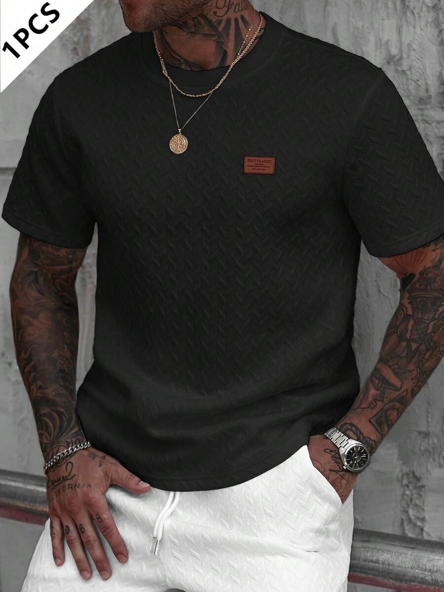 Camiseta Manfinity Jacquard — Foto 7