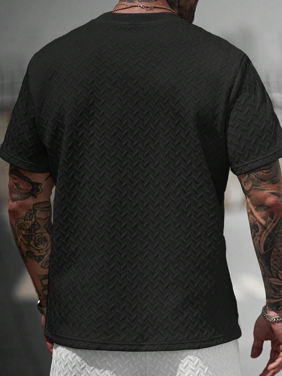 Camiseta Manfinity Jacquard — Foto 8
