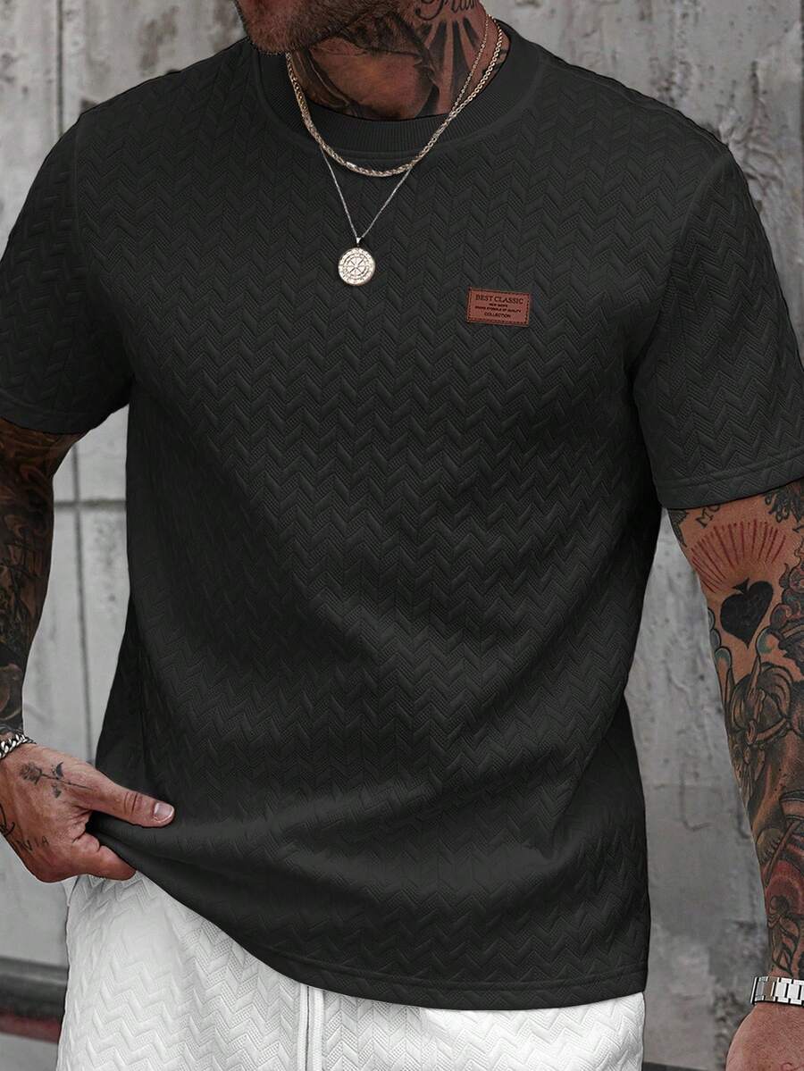 Camiseta Manfinity Jacquard — Foto 11